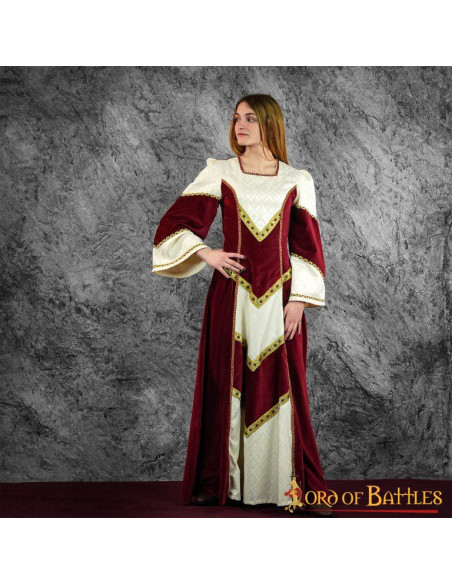 Vestido Medieval Noble Catalina con...