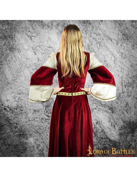 Vestido Medieval Noble Catalina con...