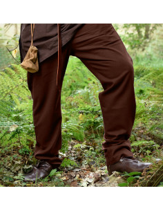 Pantalones vikingos y medievales para guerreros - Marrones 2