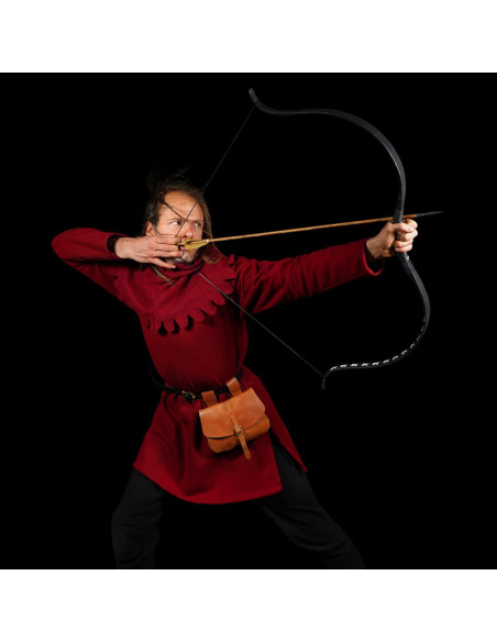 Bolso medieval marrón claro de...