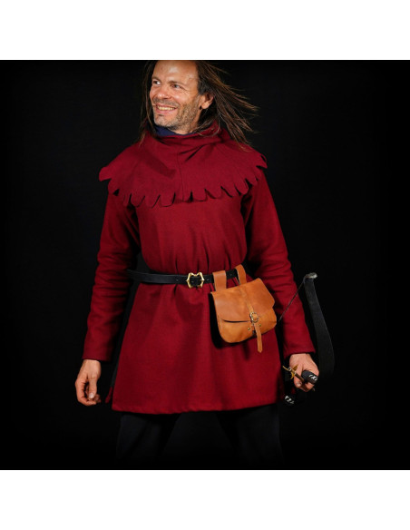 Bolso medieval marrón claro de...