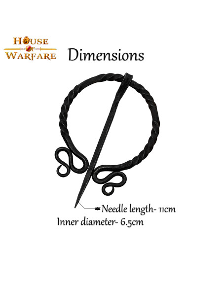 Historische Elfenfibel von Hand...