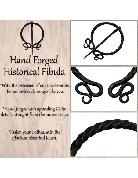 Elf historische fibula met de hand...