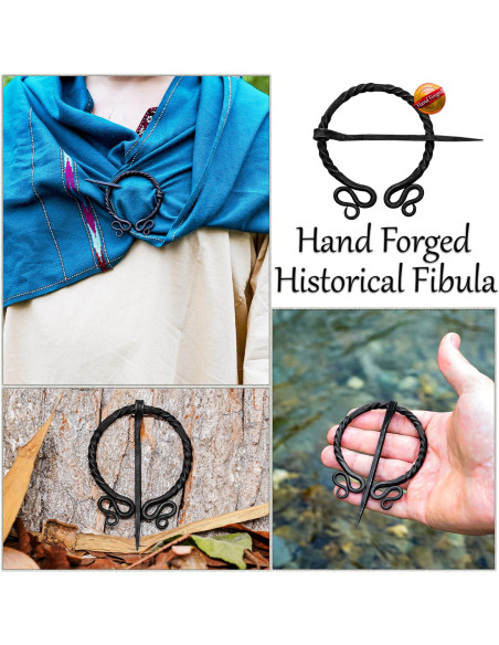 Elf historische fibula met de hand...