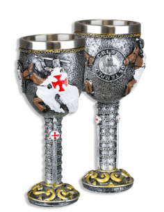 Copa de los caballeros templarios (18x7,6 cm.)