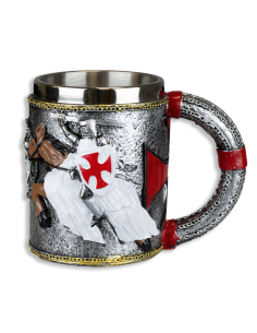 Taza de los caballeros templarios (11,3x10,8 cm.)