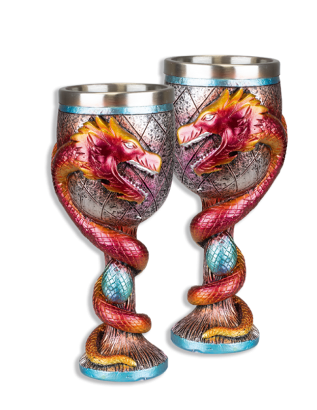 Copa medieval dragones (18x7,6 cm.) Copa medieval dragones (18x7,6 cm.)