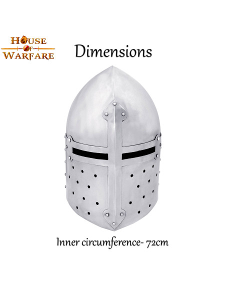 Casco medieval cónico SugarLoaf en...