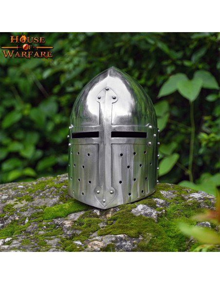 Konischer Zuckerhut-Mittelalterhelm...