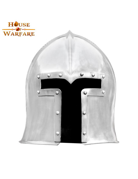 Italienischer Barbutt aus Stahl, 15....