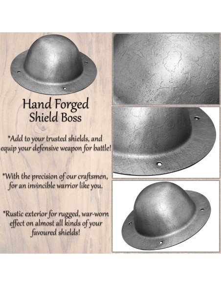 Umbo aus Stahl für Wikingerschilde...
