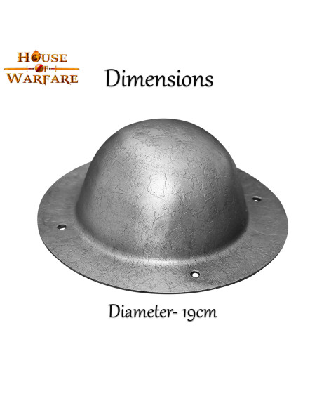 Umbo aus Stahl für Wikingerschilde...