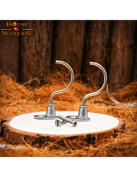 Paar verchromte mittelalterliche...