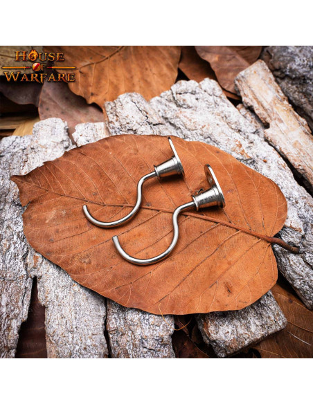 Paar verchromte mittelalterliche...