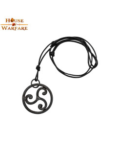 Handgesmede Keltische Triskelion hanger