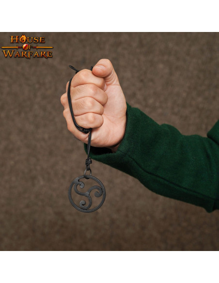 Handgesmede Keltische Triskelion hanger