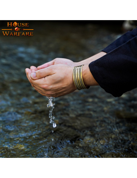 Middelalderarmbånd af messing (16,5 cm.)