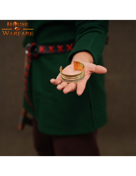 Middelalderarmbånd af messing (16,5 cm.)