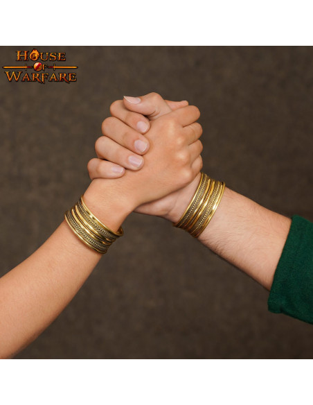Brazalete Medieval en latón (16,5 cm.)