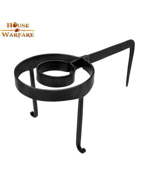 Håndsmedet middelalderkøkkenstativ