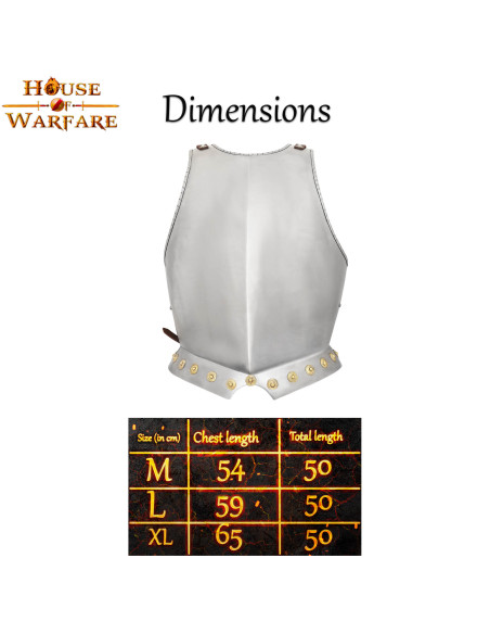 Armor cuirass, pectoral, fra...
