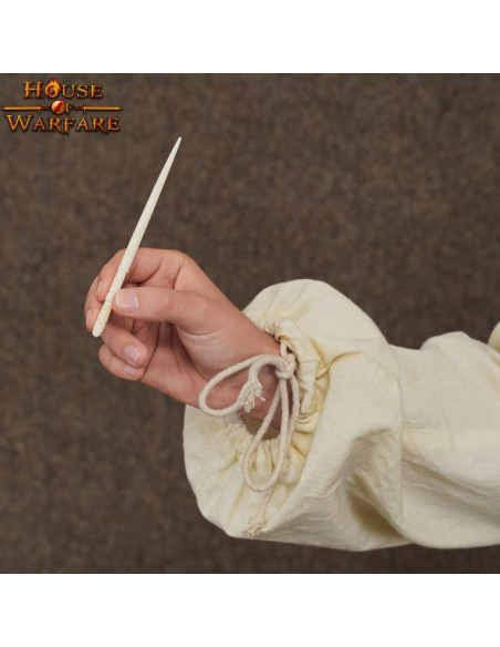 Horquilla de pelo medieval en hueso