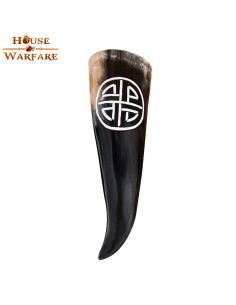 Viking drinkhoorn met Valknut