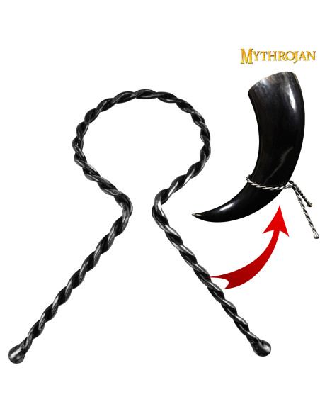 Soporte para cuernos de hierro forjado