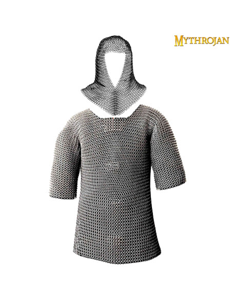 Ringbrynjesæt med bøddel i poleret...