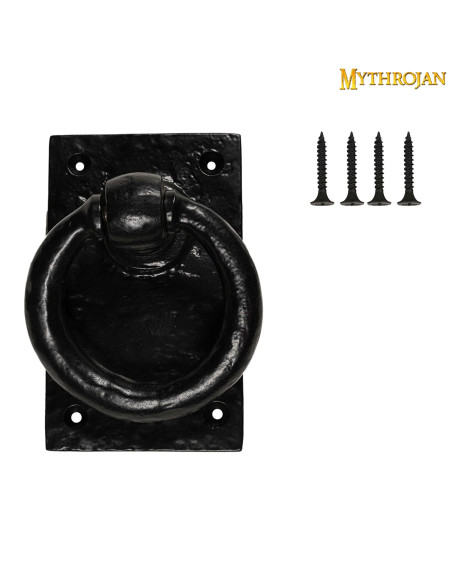 Aldaba medieval anilla grande puerta...