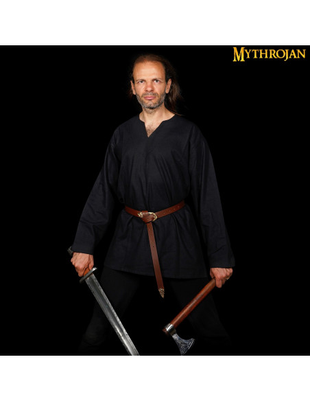 Medieval Raider tunika bred snit sort...