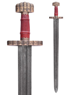 Espada Vikinga Hedeby, S. IX, en acero Damasco
