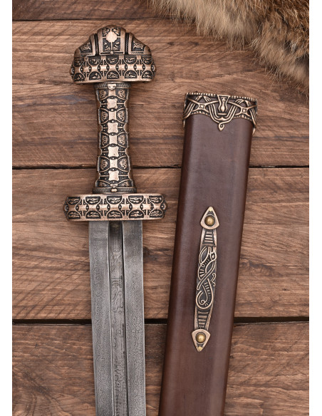 Espada Vikinga isla Eigg, empuñadura...
