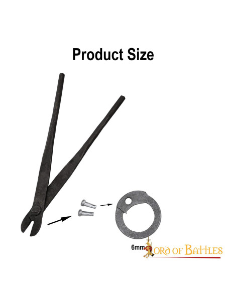 Nietgerät für Kettenhemd mit 6 mm...