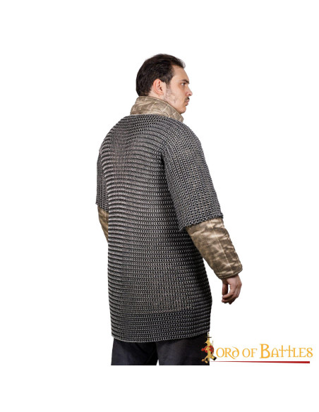 T-shirt met halve mouw van...