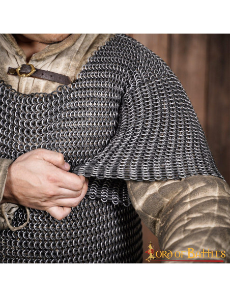 T-shirt met halve mouw van...