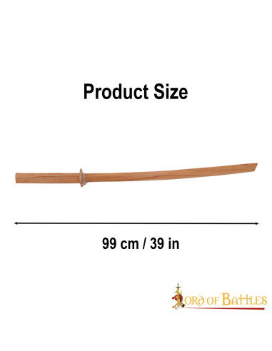Bokken Samurai en madera Daito para prácticas (99 cm.)
