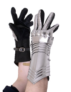 Mittelalterliche Stahlhandschuhe, Paar 2