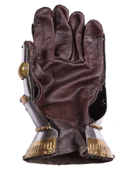 Artikulierte, mit Messing verkleidete...