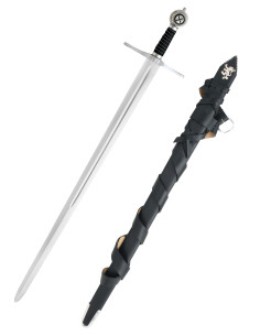 Robert the Bruce Schwert mit Gürtel und Scheide 2