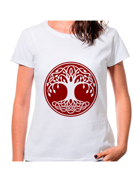 Camiseta Mujer Celta Árbol de la vida...