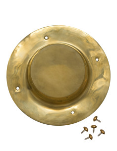 Umbo rundt romersk skjold i messing (20 cm.)