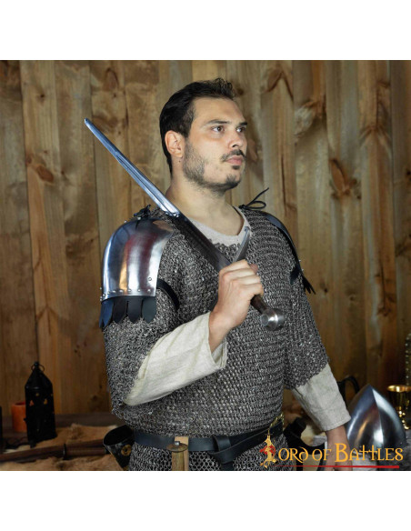 Cota de malla medieval, media manga,...