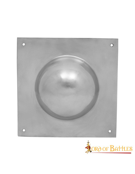 Umbo til romerske skjolde, sølvfinish...