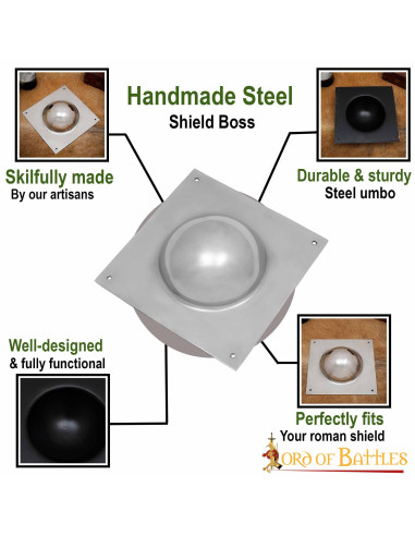 Umbo para escudos romanos, acabado...