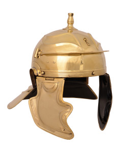 Römischer kaiserlicher gallischer Helm Typ G, Messing