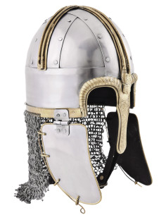 Coppergate-helm, met geklonken beul, 1,6 mm staal