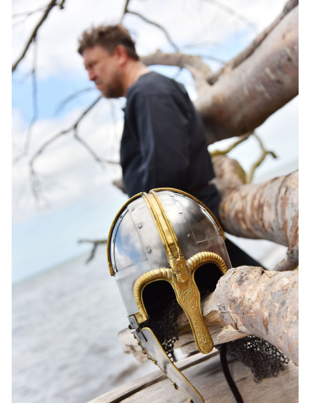 Coppergate-Helm, mit genietetem...