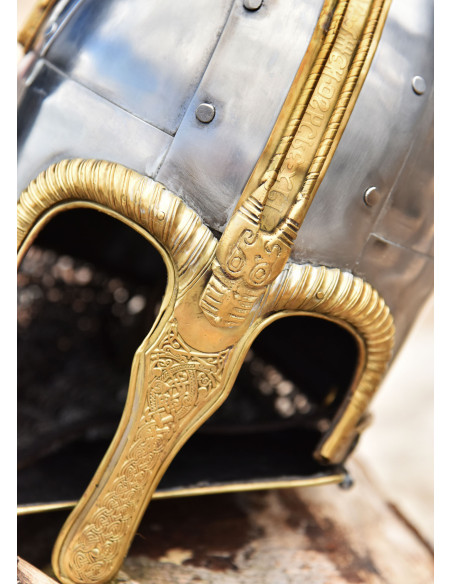 Coppergate-Helm, mit genietetem...