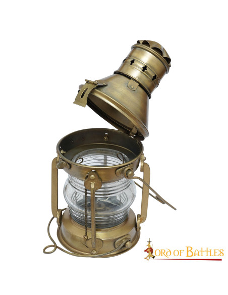 Middeleeuwse koperen olielamp...